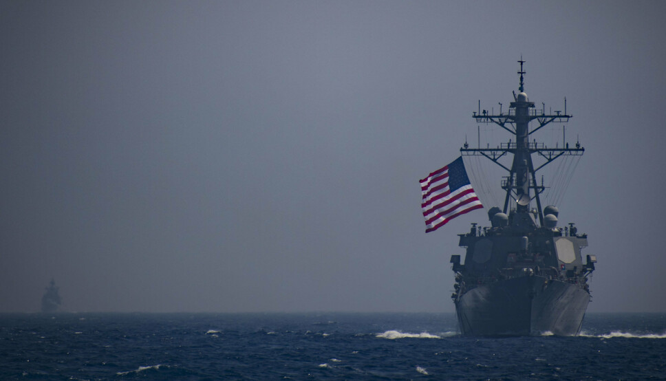 DELTAR: Destroyeren USS Ross er et av fartøyene som deltar under øvelsen Sea Breeze, ifølge Reuters.