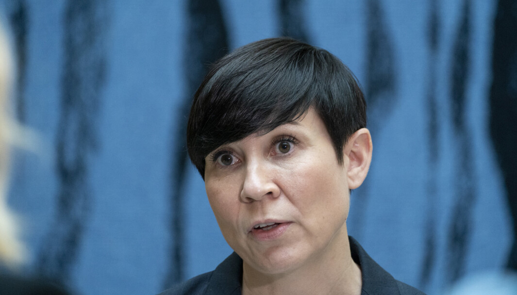IS: Utenriksminister Ine Eriksen Søreide (H) sier regjeringen følger situasjonen for fremmedkrigerne og deres barn. IS: Utenriksminister Ine Eriksen Søreide (H) sier regjeringen følger situasjonen for fremmedkrigerne og deres barn.