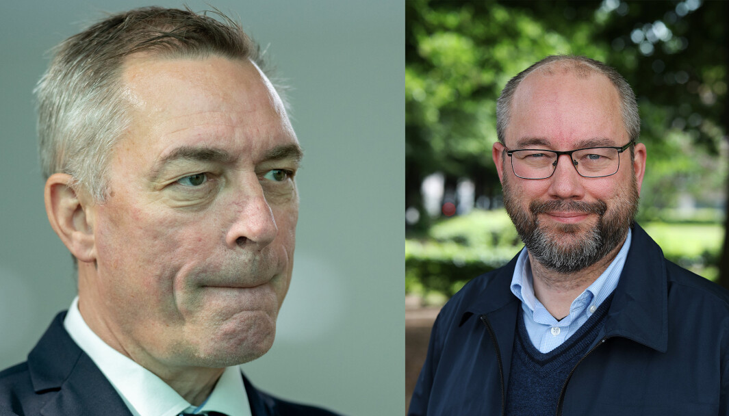 UENIG: Forsvarsminister Frank Bakke-Jensen og forbundsleder i NOF Torbjørn Bongo er uenig i markedtilpasning av leiepris for forsvarsboliger. UENIG: Forsvarsminister Frank Bakke-Jensen og forbundsleder i NOF Torbjørn Bongo er uenig i markedtilpasning av leiepris for forsvarsboliger.