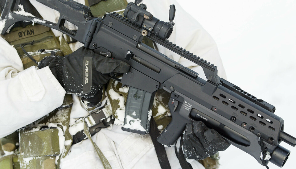 AUTOMATGEVÆR: SS109 brukes blant annet i Heckler & Koch G36 automatgevær.