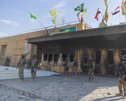 Rakettangrep mot USAs ambassade i Bagdad