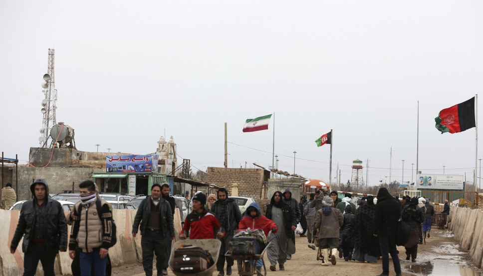 GRENSEOVERGANG: Taliban kontrollerer nå grenseovergangen Islam Qala mellom Afghanistan og Iran. Dette bildet ble tatt i februar i år.
