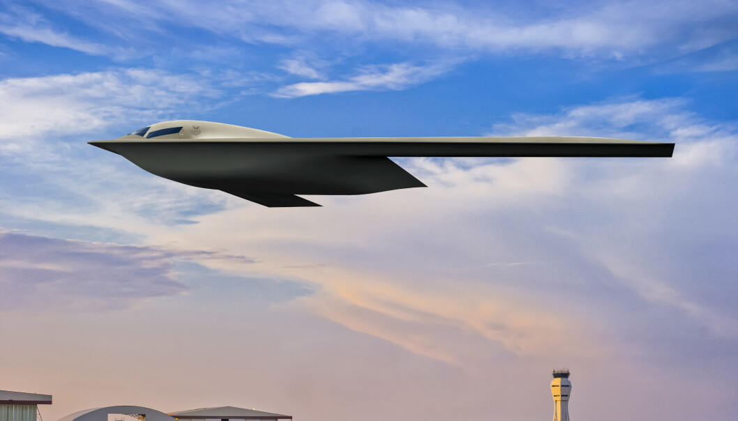 STEALTH: En fremstilling av det kommende B-21 bombeflyet som utvikles i USA. FLyet kommer til å ha såkalt stealth-teknologi, for å gjøre det vanskelig å oppdage med radar. STEALTH: En fremstilling av det kommende B-21 bombeflyet som utvikles i USA. FLyet kommer til å ha såkalt stealth-teknologi, for å gjøre det vanskelig å oppdage med radar.
