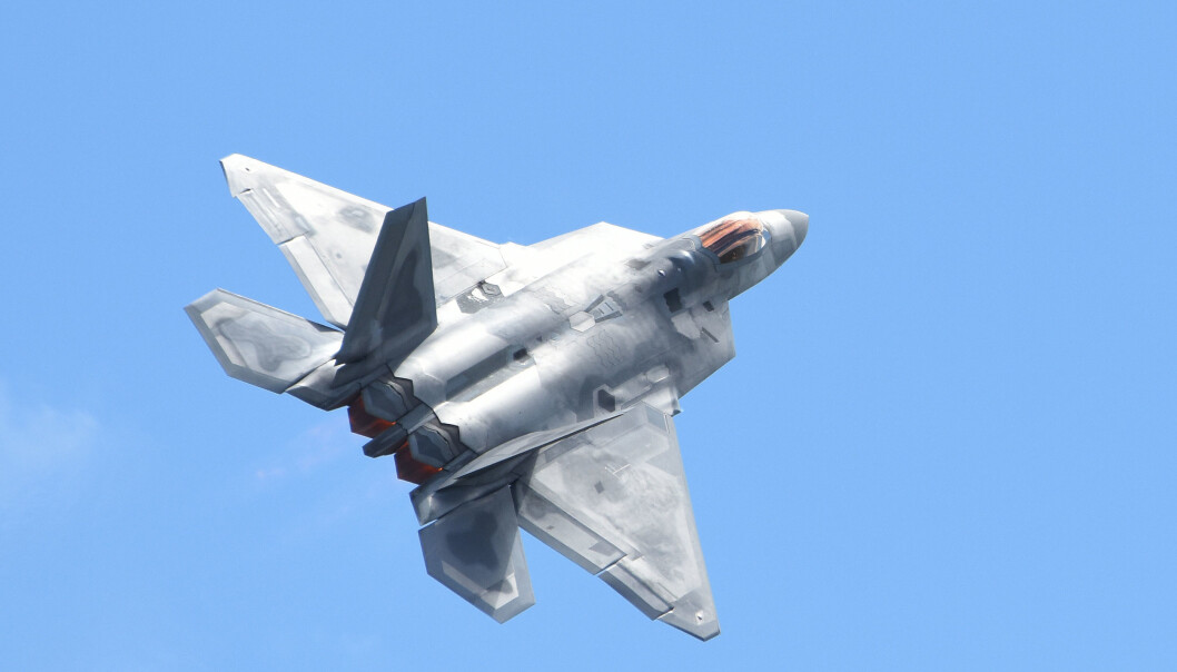 STILLEHAVET: Et jagerfly av typen F-22. Nå sender USA 25 slike fly til en øvelse i Stillehavet. STILLEHAVET: Et jagerfly av typen F-22. Nå sender USA 25 slike fly til en øvelse i Stillehavet.