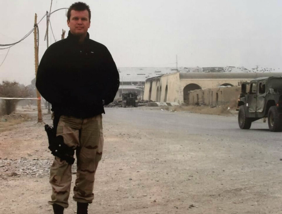 AFGHANISTAN: Kjetil Anders Hatlebrekke i Kandahar i 2002. I Afghanistan jobbet han sammen med norske spesialsoldater.