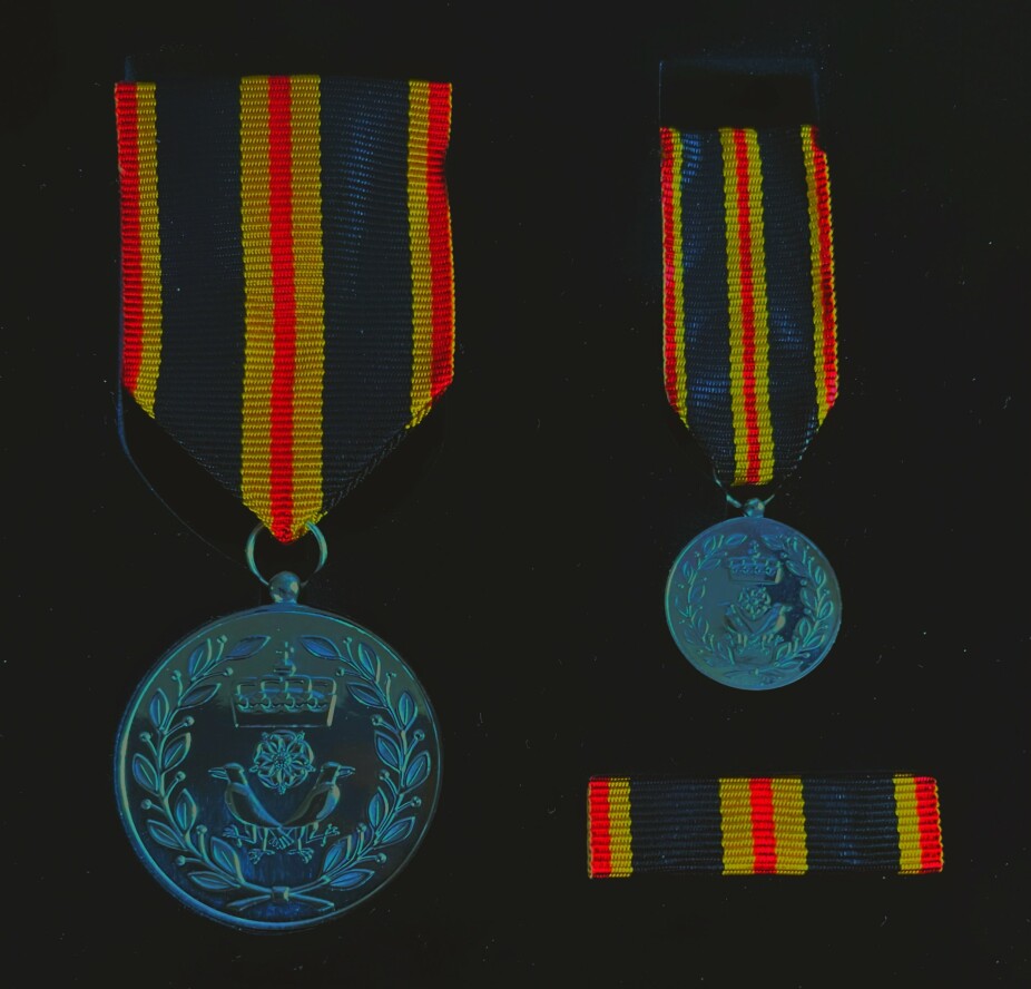 MEDALJEN: Hatlebrekkes fortenstmedalje.