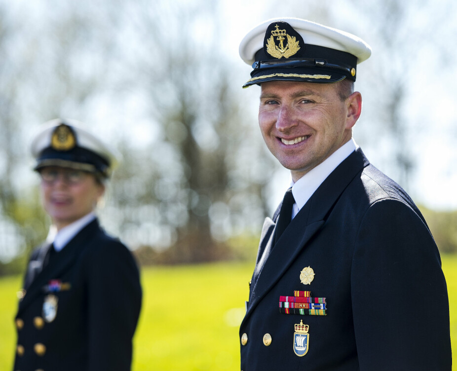 MANGFOLD: – Kvinner i forsvaret gir et større mangfold, sier kommandør Ronny Kristoffersen på KNM Harald Haarfagre.