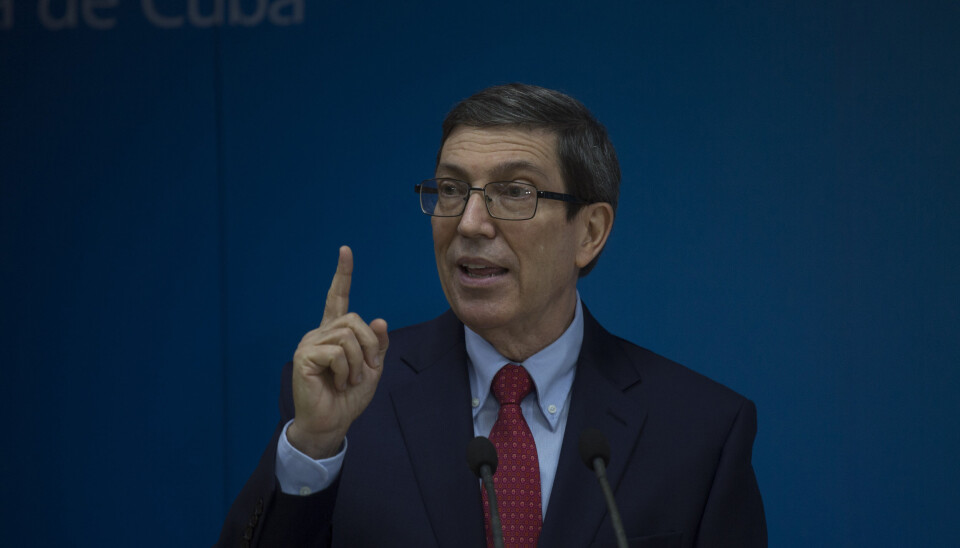 UTENRIKSMINISTER: Cubas utenriksminister Bruno Rodriguez.