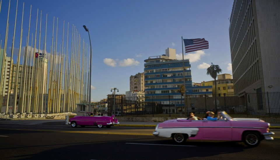 AMBASSADE: Havanna-syndromet ble først lagt merke til blant ansatte på den amerikanske ambassaden i Cubas hovedstad Havanna.