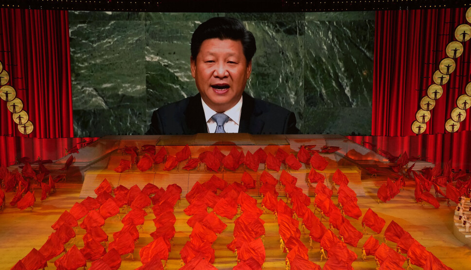 FORHANDLER IKKE: President Xi Jinping ønsker ikke å slutte seg til internasjonale forhandlinger om rustningskontroll, men har sagt at landet aldri vil sette i verk et førstelagsangrep med atomvåpen.