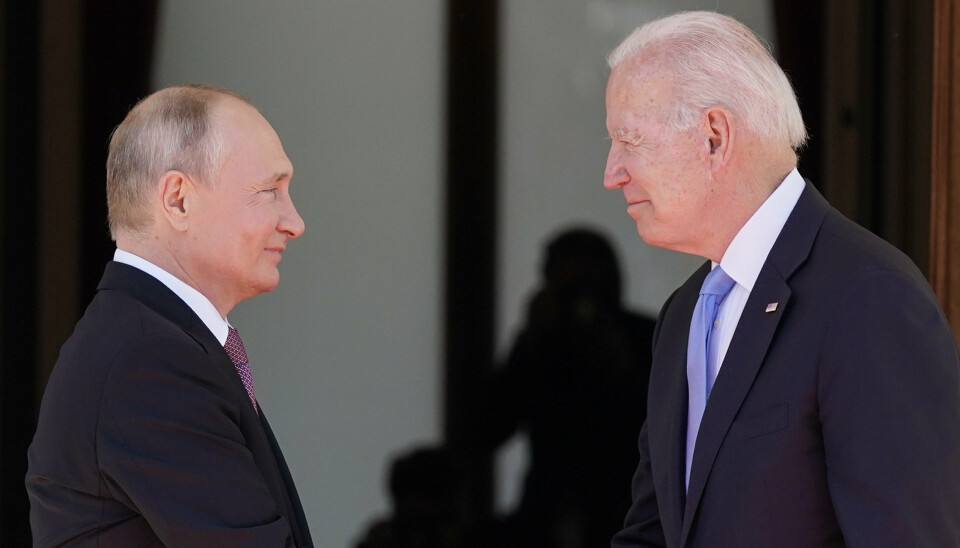 DIALOG: USA og Russland viderefører onsdag dialogen som presidentene Joe Biden og Vladimir Putin startet med sitt toppmøte i Genève i forrige måned