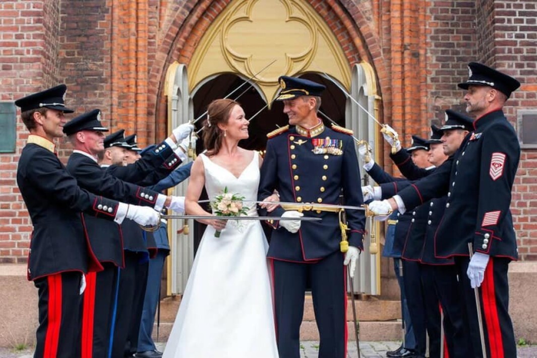 FORSVARSPAR: General Eirik Kristoffersen og oberstløytnant Linn-Therece Johansen. FORSVARSPAR: General Eirik Kristoffersen og oberstløytnant Linn-Therece Johansen.