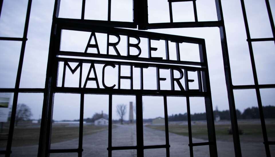 DØDSLEIR: «Arbeid setter deg fri», står det på porten inn til konsentrasjonsleiren Sachsenhausen i Ornienburg utenfor Berlin. Rundt 2000 nordmenn satt i lengre tid i konsentrasjonsleiren, og rundt 200 av dem døde i løpet av fangenskapet.