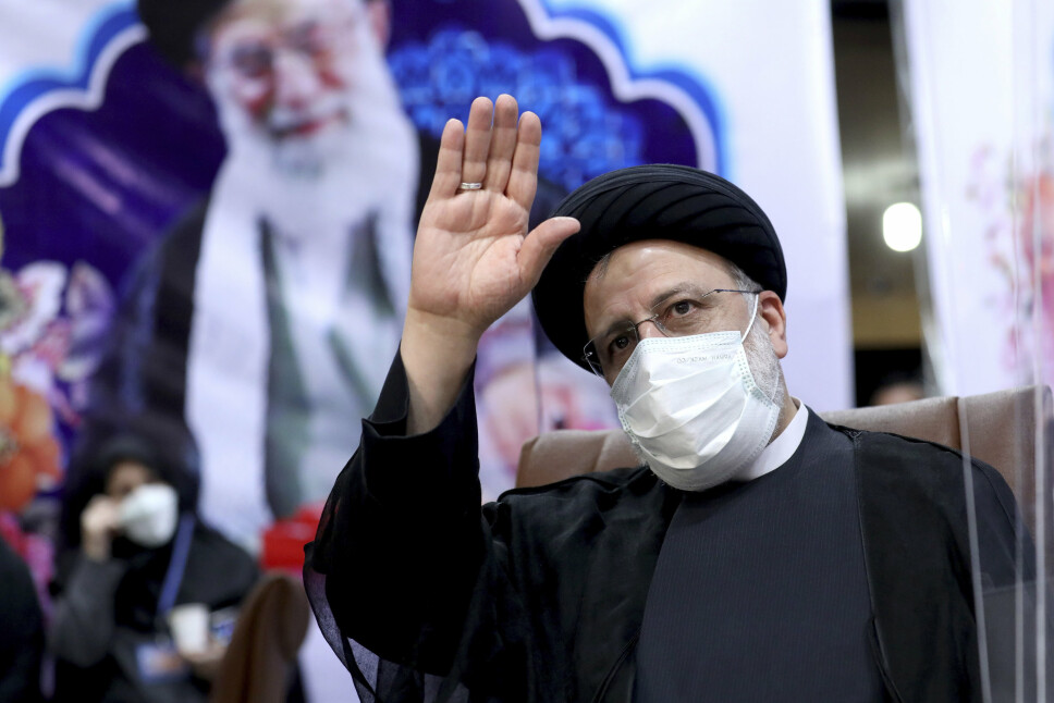 PRESIDENT: Iranske myndigheter advarer mot eventyrpolitikk etter påstander om at Iran står bak angrepene mot Mercer Street. Bildet viser den nyvalgte presidenten Ebrahim Raisi.