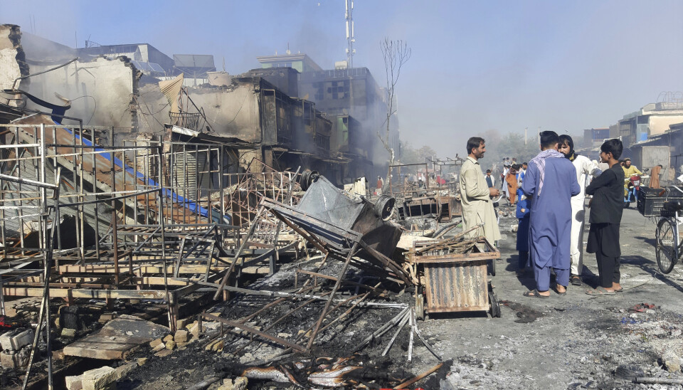 KUNDUZ: Taliban har de siste dagene tatt kontroll over fem provinshovedsteder, blant dem Kunduz (bildet), og truet mandag med å innta flere.