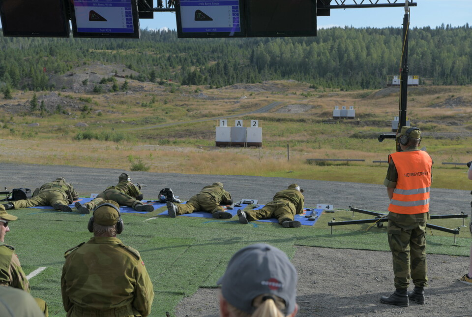 MESTERSKAP: Militært NM i skyting ble arrangert på Terningmoen.