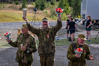 HISTORISK: Nils Bernt Rinde. er den siste som vinner med AG3 i militært NM i skying. HISTORISK: Nils Bernt Rinde. er den siste som vinner med AG3 i militært NM i skying.