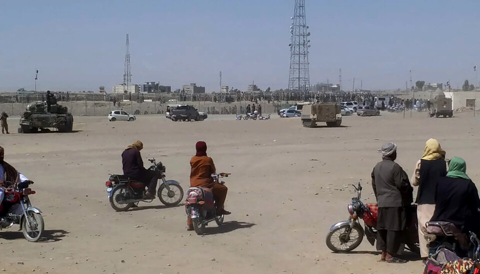 AVVENTER: Taliban har tatt store områder i Afghanistan den siste tiden, men Norge avventer evakuering av ambasadepersonell.