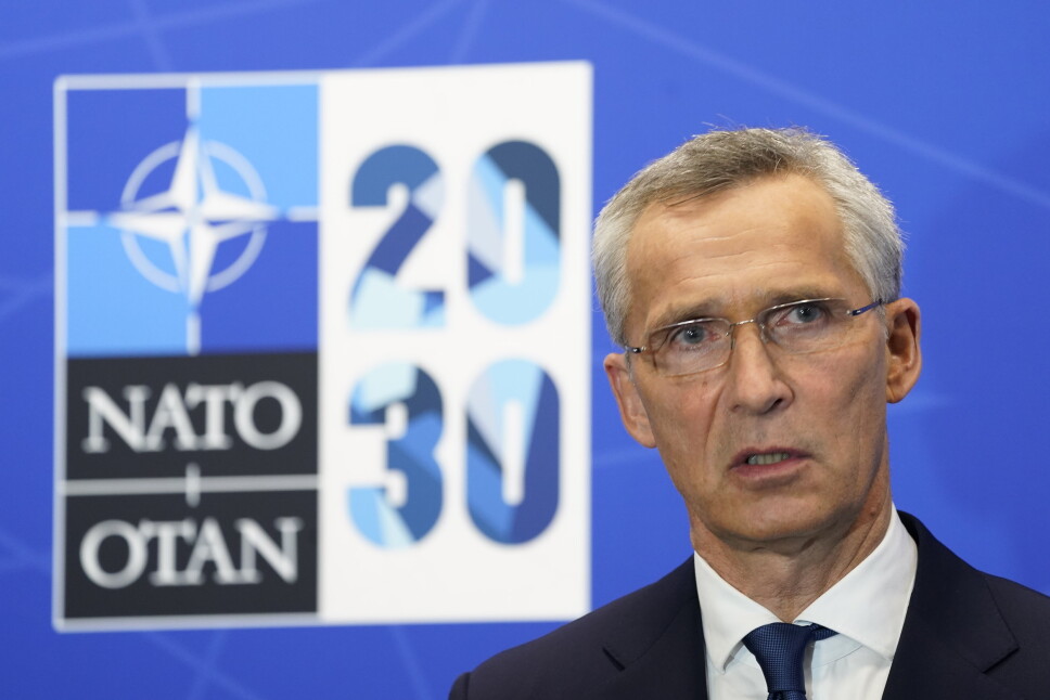 GENERALSEKRETÆR: Jens Stoltenberg under en pressekonferanse i juni.
