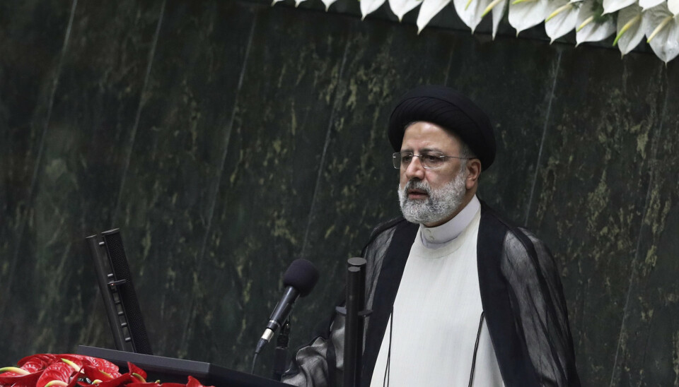 Ebrahim Raisi ble tatt i ed som Irans president i begynnelsen av august.