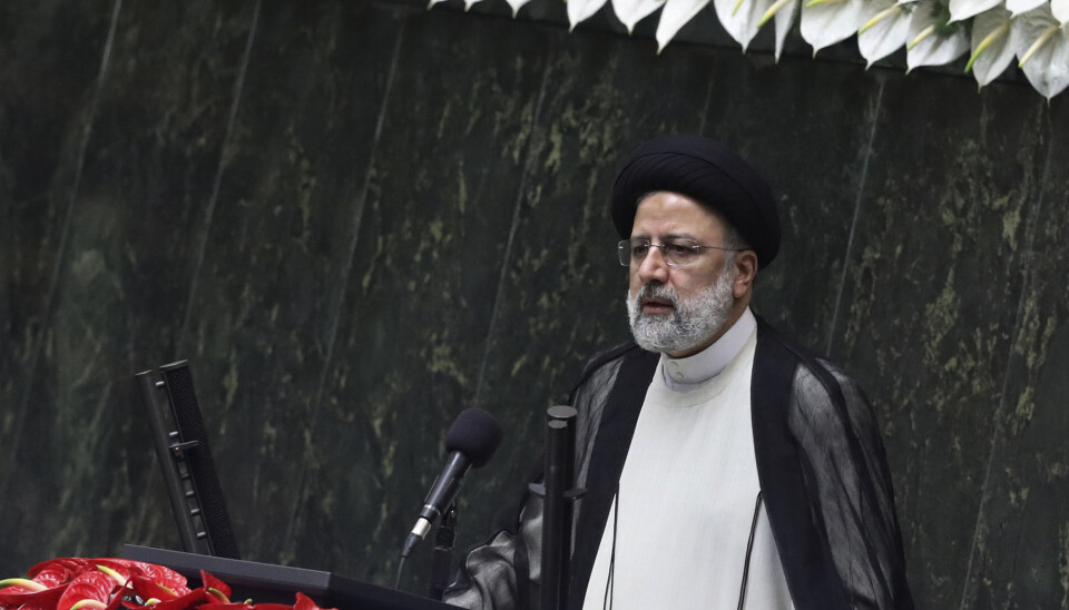 Ebrahim Raisi ble tatt i ed som Irans president i begynnelsen av august.