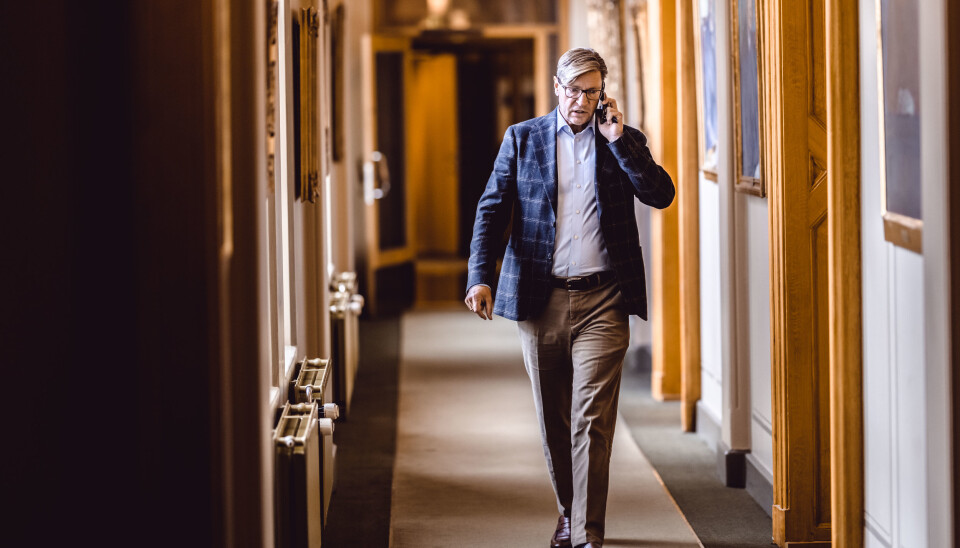 STORTINGET: Christian Tybring-Gjedde (FrP) på Stortinget i 2021. Illustrasjonsfoto.