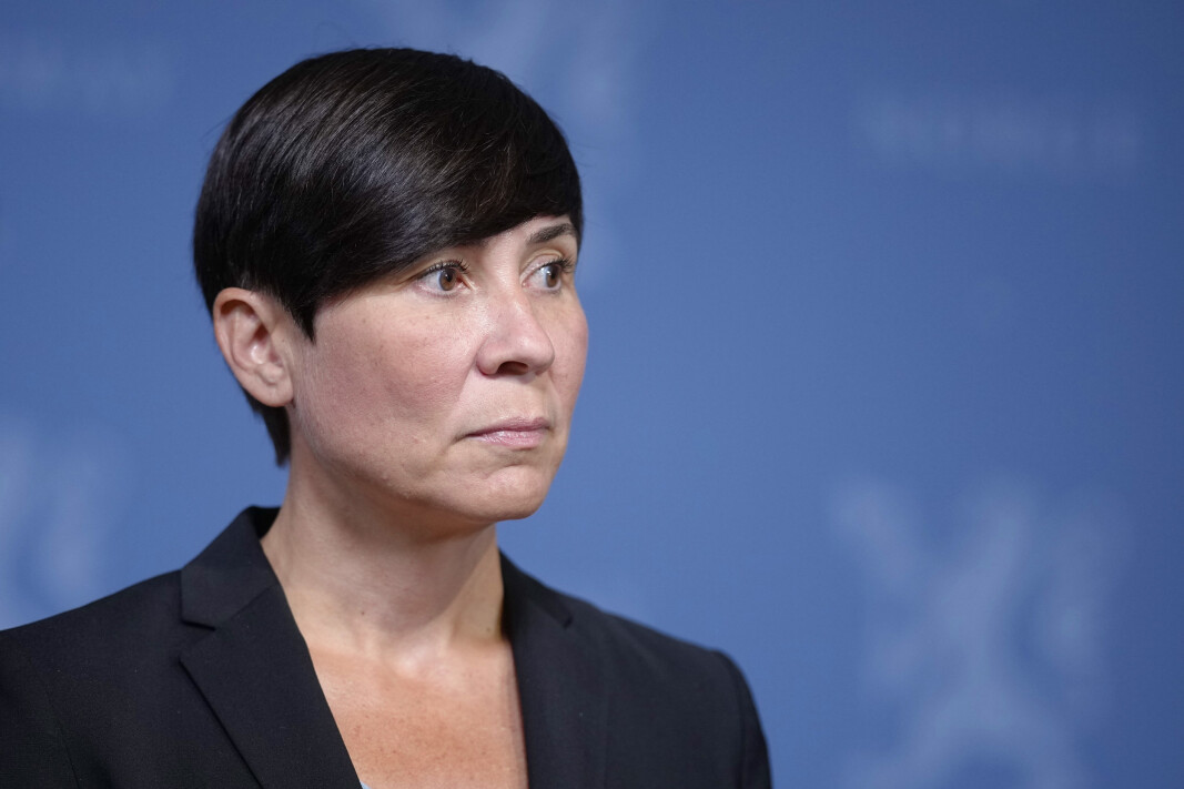 PRESSEKONFERANSE: Utenriksminister Ine Eriksen Søreide (H) holdt onsdag ettermiddag en orientering om Afghanistan. PRESSEKONFERANSE: Utenriksminister Ine Eriksen Søreide (H) holdt onsdag ettermiddag en orientering om Afghanistan.
