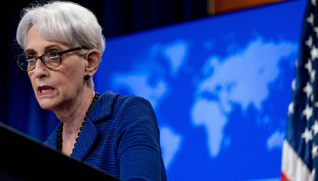 USAs viseutenriksminister Wendy Sherman anklager Taliban for løftebrudd. USAs viseutenriksminister Wendy Sherman anklager Taliban for løftebrudd.