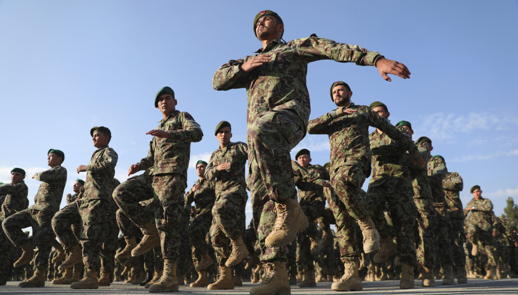 KOLLAPS: At det afghanske soldatene ikke valgte å ta opp kampen mot Taliban, var ikke så overraskende, skriver Tormod Heier. Her ser vi soldater i ANA (Afghan National Army) i 2020. KOLLAPS: At det afghanske soldatene ikke valgte å ta opp kampen mot Taliban, var ikke så overraskende, skriver Tormod Heier. Her ser vi soldater i ANA (Afghan National Army) i 2020.