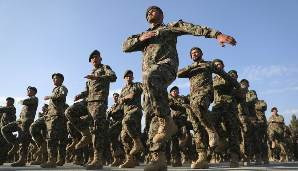 KOLLAPS: At det afghanske soldatene ikke valgte å ta opp kampen mot Taliban, var ikke så overraskende, skriver Tormod Heier. Her ser vi soldater i ANA (Afghan National Army) i 2020.