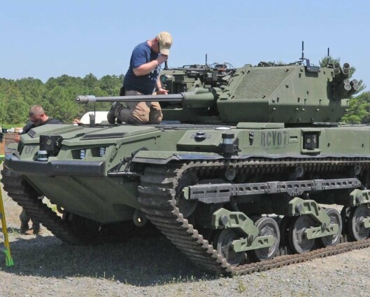 USA tester ubemannet «stridsvogn» med norsk teknologi