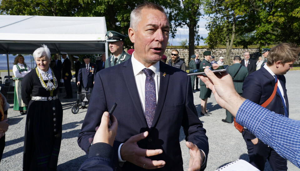 Forsvarsminister Frank Bakke-Jensen mener det var viktig å avduke Veteranmonumentet.