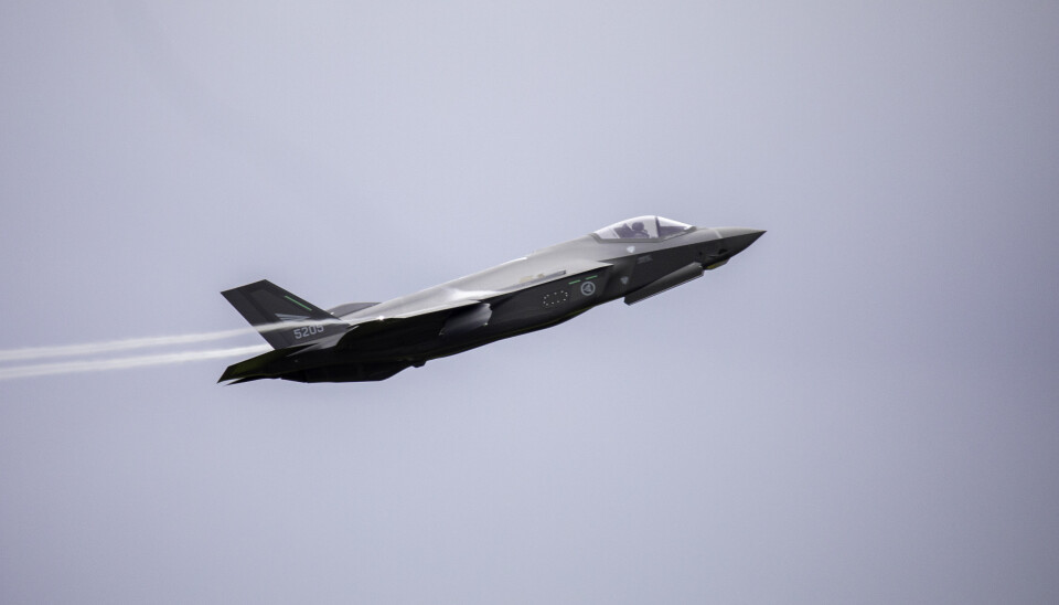 F-35: Åtte nye kampfly av denne typen skal øve på Evenes fra onsdag.
