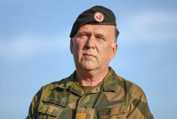 STOLT SJEF: Generalmajor Jon Reichelt tok i mot de norske soldatene. STOLT SJEF: Generalmajor Jon Reichelt tok i mot de norske soldatene.