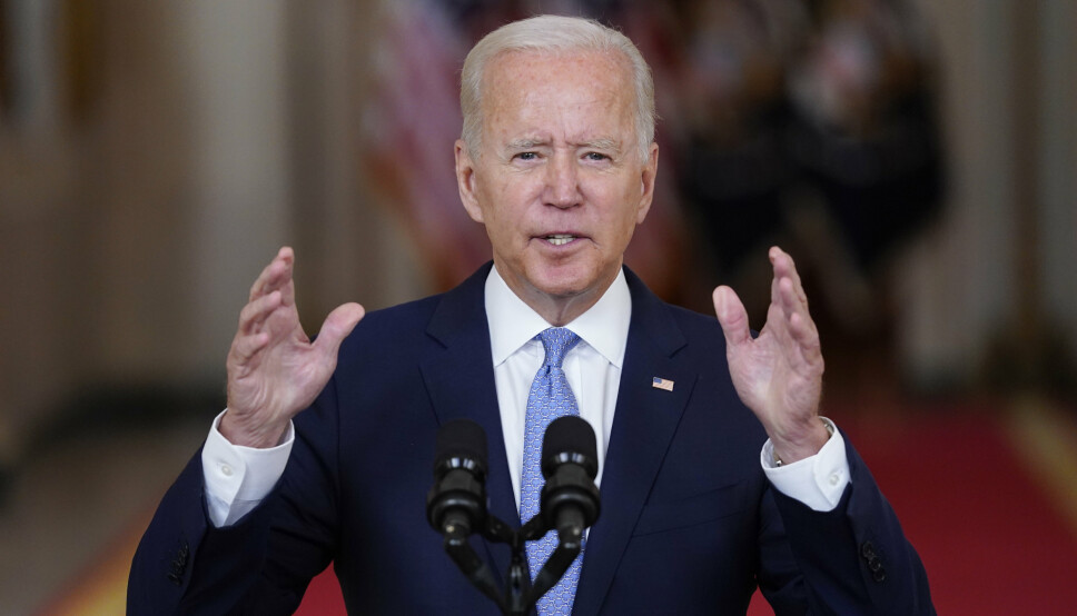 SUKSESS: I en tale president Joe Biden holdt fra Det hvite hus på tirsdag, kalte han evakueringen en suksess.