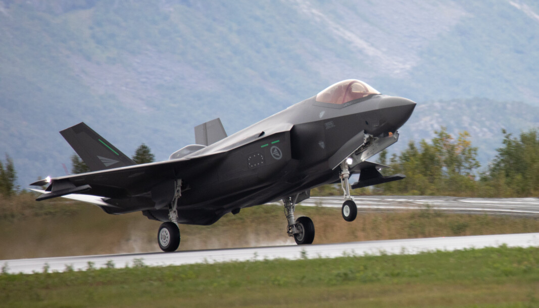 EVENES: Et F-35A lander på Evenes lander i forbindelse med velsen Falcon Deploy 2021. Fra 2022 overtar kampflyene QRA-oppdraget. EVENES: Et F-35A lander på Evenes lander i forbindelse med velsen Falcon Deploy 2021. Fra 2022 overtar kampflyene QRA-oppdraget.