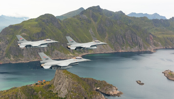 INNSPURTEN: F-16 jagerfly fra Bodø har QRA-oppdraget frem til F-35 overtar ved årsskiftet. INNSPURTEN: F-16 jagerfly fra Bodø har QRA-oppdraget frem til F-35 overtar ved årsskiftet.
