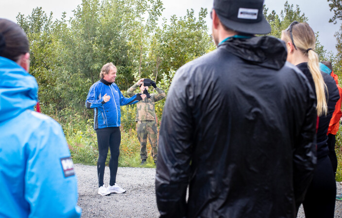 Espen Tønnessen instructed the interval run to be completed by Friday morning.