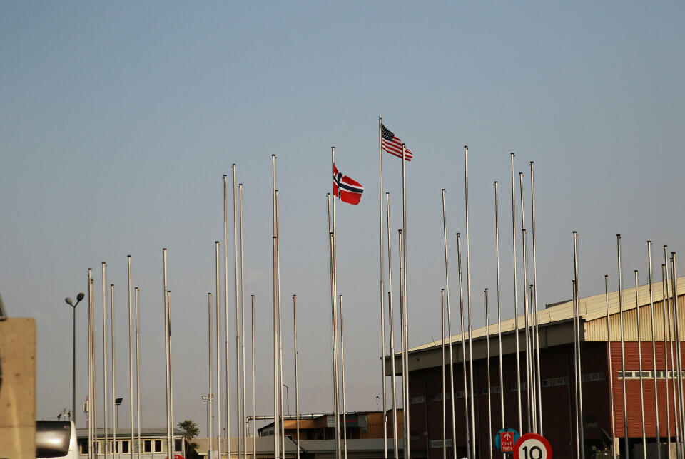 SISTE NASJONER: Norge var den nest siste nasjonen som forlot Nato-basen på Kabul lufthavn.