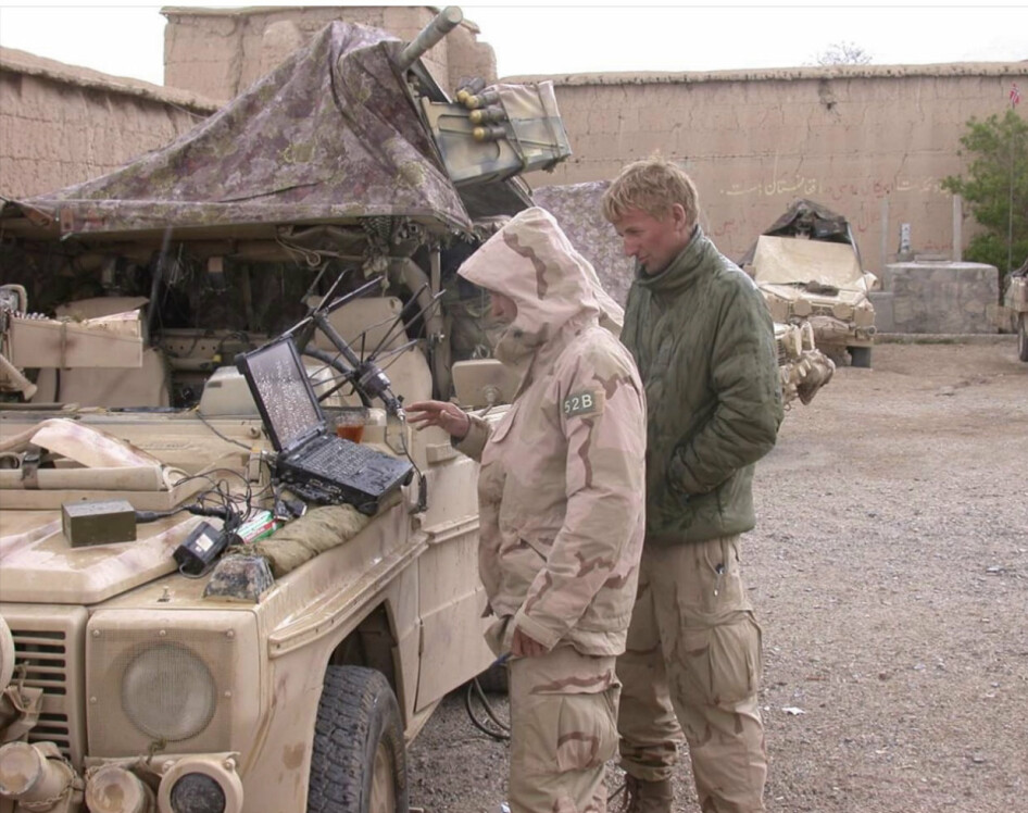 Brødrene Kristoffersen kom til Afghanistan i januar 2002.