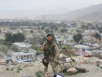 Roy Thomas utenfor Kabul. Roy Thomas utenfor Kabul.
