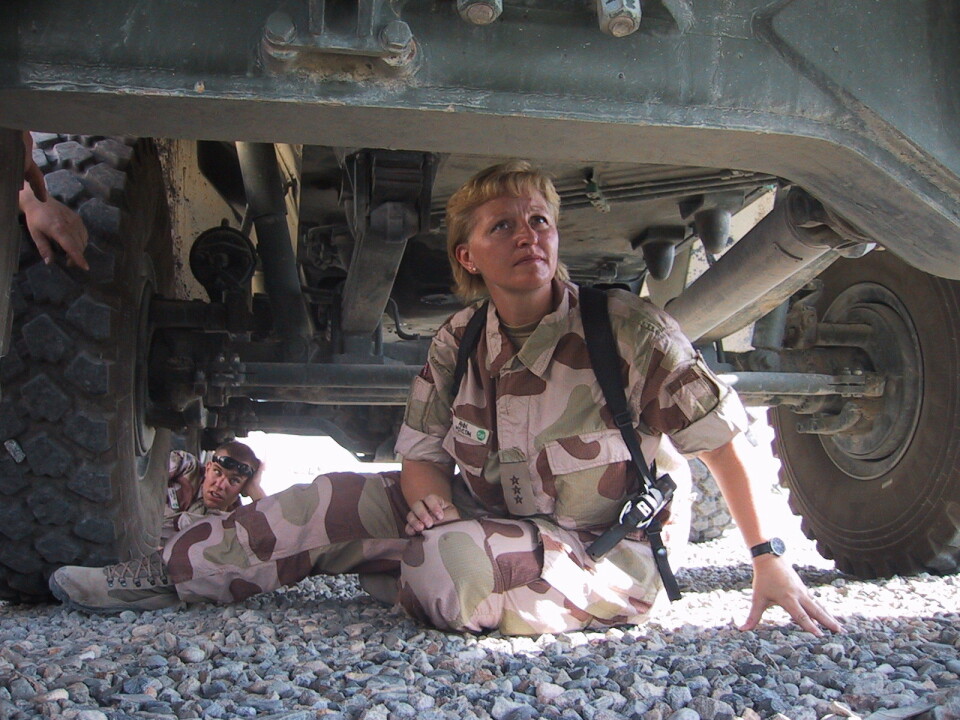 Ann Helen i Kabul i 2007.