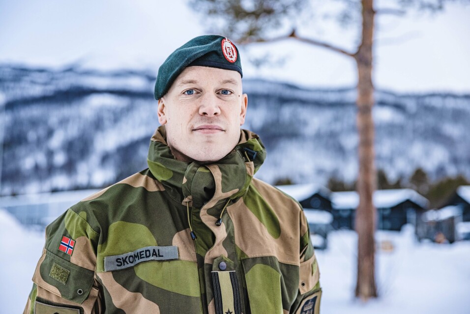 TALSPERSON: Major Eirik Skomedal, talsperson for Hæren.