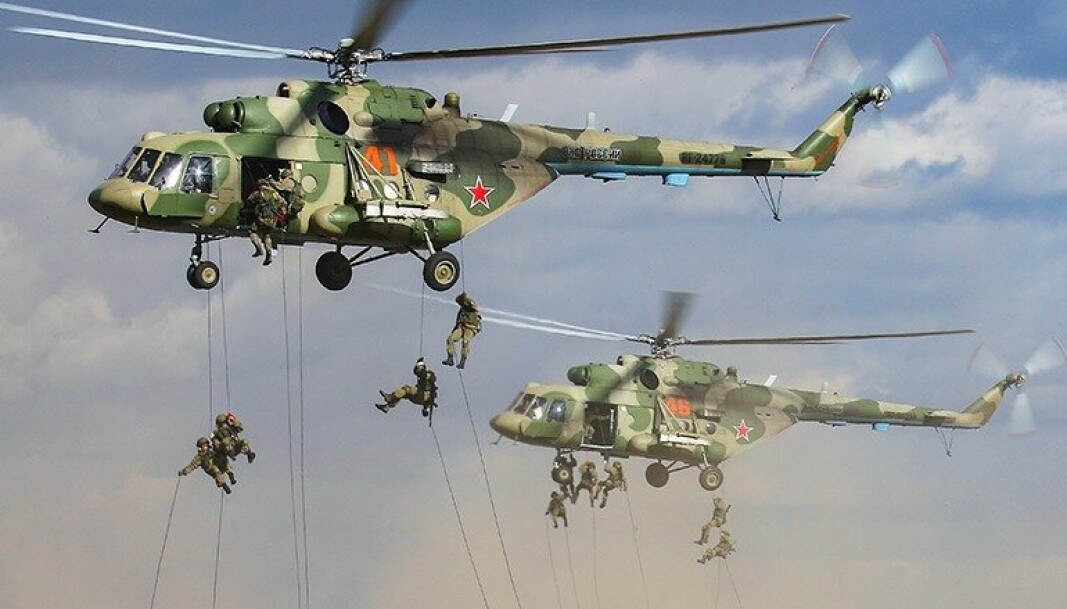 RAPPELERING: Russiske soldater under øvelse Zapad. RAPPELERING: Russiske soldater under øvelse Zapad.