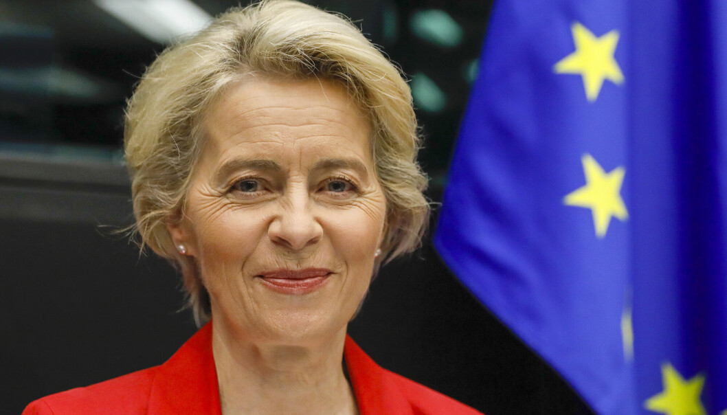 TALE: EU-kommisjonens leder Ursula von der Leyen holdt onsdag sin årlige tale til parlamentet om unionens tilstand. TALE: EU-kommisjonens leder Ursula von der Leyen holdt onsdag sin årlige tale til parlamentet om unionens tilstand.