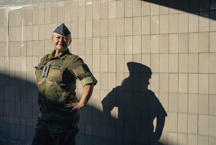 OBERSTLØYTNANT: Lena Kvarving. OBERSTLØYTNANT: Lena Kvarving.
