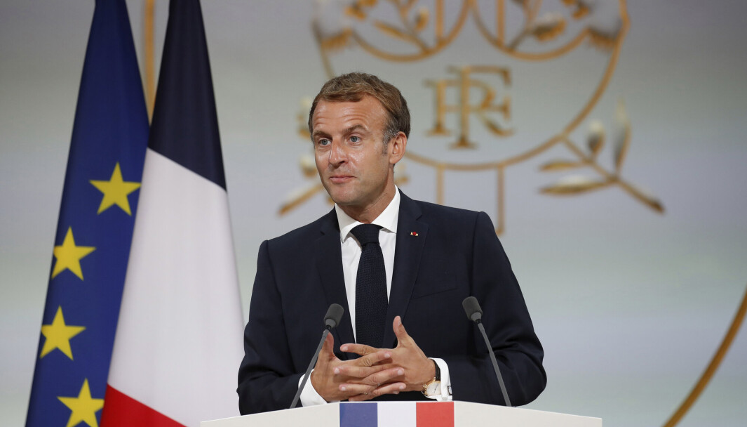 SAMARBEID: Frankrikes president Emmanuel Macron. SAMARBEID: Frankrikes president Emmanuel Macron.