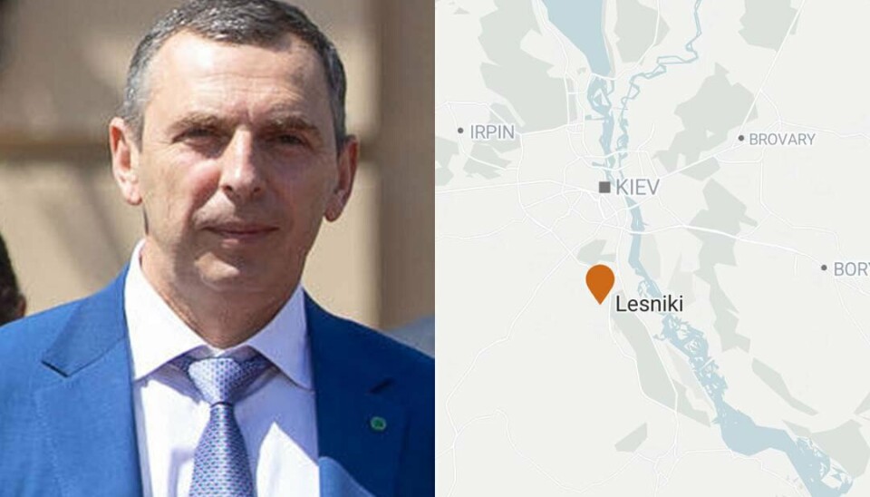 FORSØKT DREPT: Rådgiveren til Ukrainas president Sergej Sjefir ble onsdag forsøkt drept da bilen han satt i ble beskutt i landsbyen Lesniki.