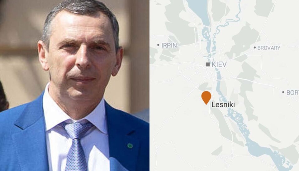 FORSØKT DREPT: Rådgiveren til Ukrainas president Sergej Sjefir ble onsdag forsøkt drept da bilen han satt i ble beskutt i landsbyen Lesniki.