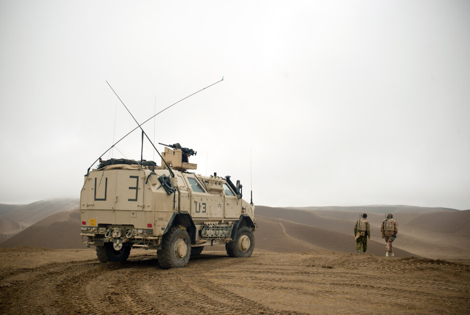 Soldater i Afghanistan i 2013. Forsvaret slipper torsdag første episode om det 20 år lange norske styrkebidraget til landet.